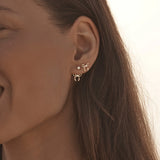 BY CHARLOTTE - Forever More Bow Stud Earrings | Gold