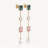 BY CHARLOTTE - You Are Infinite Drop Chain Earrings | Gold