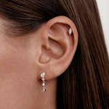 BY CHARLOTTE - Guided By The Stars Drop Earrings | Silver