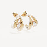 BY CHARLOTTE - Celestial Path Hoops | Gold