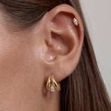 BY CHARLOTTE - Celestial Path Hoops | Gold