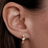 BY CHARLOTTE - Cosmic Bloom Hoops | Gold
