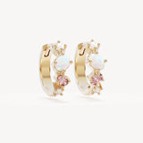 BY CHARLOTTE - Cosmic Bloom Hoops | Gold
