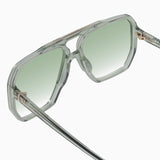 VALLEY EYEWEAR - Rodeo - Transparent Sage w. Gold Metal / Light Green Lens