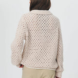 ROWIE - Chanti Boucle Knit Jumper - Sand