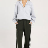 ENA PELLY - Arlow Zip Hoodie - Mid Grey Marle