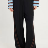 ENA PELLY - Valentina Stripe Pant - Black / Brown