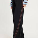 ENA PELLY - Valentina Stripe Pant - Black / Brown