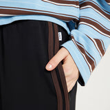 ENA PELLY - Valentina Stripe Pant - Black / Brown