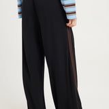 ENA PELLY - Valentina Stripe Pant - Black / Brown