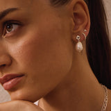 MURKANI - Halcyon - Small Pearl Earrings | Silver