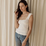 DOMINIQUE HEALY - Naia Tank - Off White