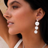 MURKANI - Halcyon Hanging Earrings | Silver