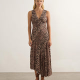 AUGUSTE - Rochelle Midi Dress - Leopard