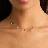 BY CHARLOTTE - Live in Peace Choker | Silver