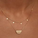 BY CHARLOTTE -  Blessed Lotus Necklace