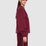 ENA PELLY - Mila Oversized Sweater - Burgundy