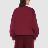 ENA PELLY - Mila Oversized Sweater - Burgundy