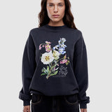 ENA PELLY - Vintage Bouquet Sweatshirt - Vintage Black