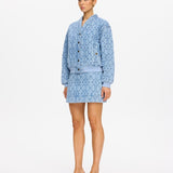 KIVARI - Joey Denim Jacket - Pale Stone