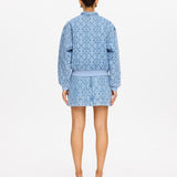 KIVARI - Joey Denim Jacket - Pale Stone