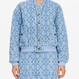 KIVARI - Joey Denim Jacket - Pale Stone