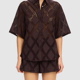 KIVARI - Izzy Shirt - Chocolate