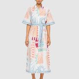 KIVARI - Yali Midi Dress - Pink