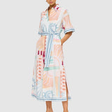 KIVARI - Yali Midi Dress - Pink
