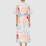 KIVARI - Yali Midi Dress - Pink