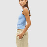 P.E NATION - Foundation Muscle Tank - Cornflower Blue