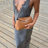 CHARLI - Solange Slip Dress - Mid Grey