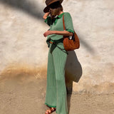SANCIA - The Ceilia Knit Pant - Matcha