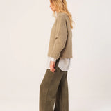 INDI & COLD - Collared Knit - Aloe