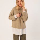 INDI & COLD - Collared Knit - Aloe