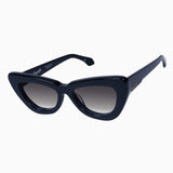 VALLEY EYEWEAR - Lafayette - Gloss Black w. Gold Metal / Black Gradient Lens