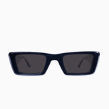 VALLEY EYEWEAR - La Hara - Gloss Black w. Silver Metal / Black Lens