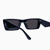 VALLEY EYEWEAR - La Hara - Gloss Black w. Silver Metal / Black Lens