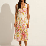 AUGUSTE - Lara Midi Dress - White