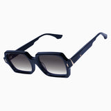 VALLEY EYEWEAR - Liberty - Gloss Black w. Gold Metal / Black Gradient Lens