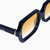 VALLEY EYEWEAR - Liberty - Gloss Black w. Gold Metal / Orange Gradient Lens