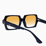 VALLEY EYEWEAR - Liberty - Gloss Black w. Gold Metal / Orange Gradient Lens