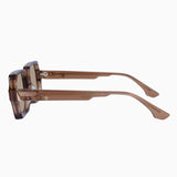 VALLEY EYEWEAR - Liberty - Transparent Cedar w. Gold Metal / Brown Gradient Lense