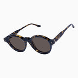 VALLEY EYEWEAR - Motel - Clear Tort w. 24K Gold Metal / Brown Lens