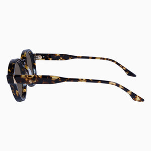 Valley Eyewear - Motel - Clear Tort w. 24K Gold Metal / Brown Lens