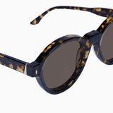 VALLEY EYEWEAR - Motel - Clear Tort w. 24K Gold Metal / Brown Lens