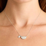 BY CHARLOTTE - Lotus & Little Buddha Necklace | Silver