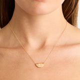 By Charlotte - Lotus Short Necklace