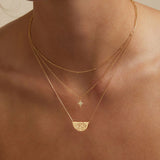 By Charlotte - Lotus Short Necklace