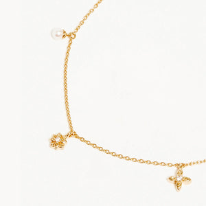 By Charlotte - Live in Peace Choker - 18K Gold Vermeil